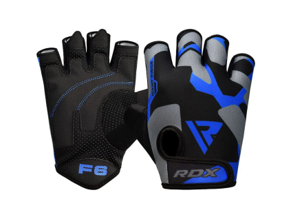 Fitness rukavice RDX F6 modré
