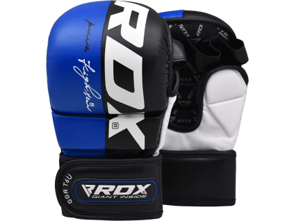 Grapplingové rukavice RDX Rex T6+ modré