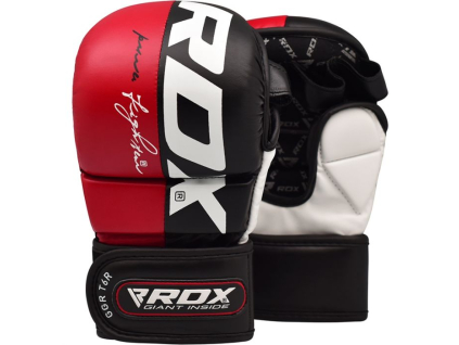 Grapplingové rukavice RDX Rex T6+ červené
