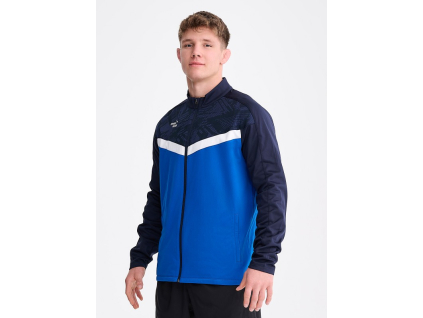Mikina modrá s límečkem Ippongear Iconic unisex