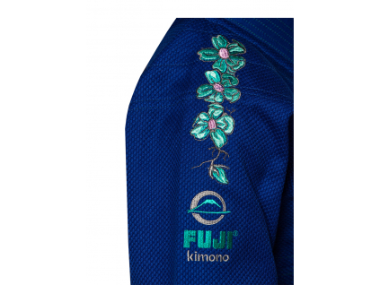 Fuji Pink Blossom BJJ kimono modré - W2