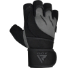 Vzpěračské rukavice RDX L4 šedo-černé