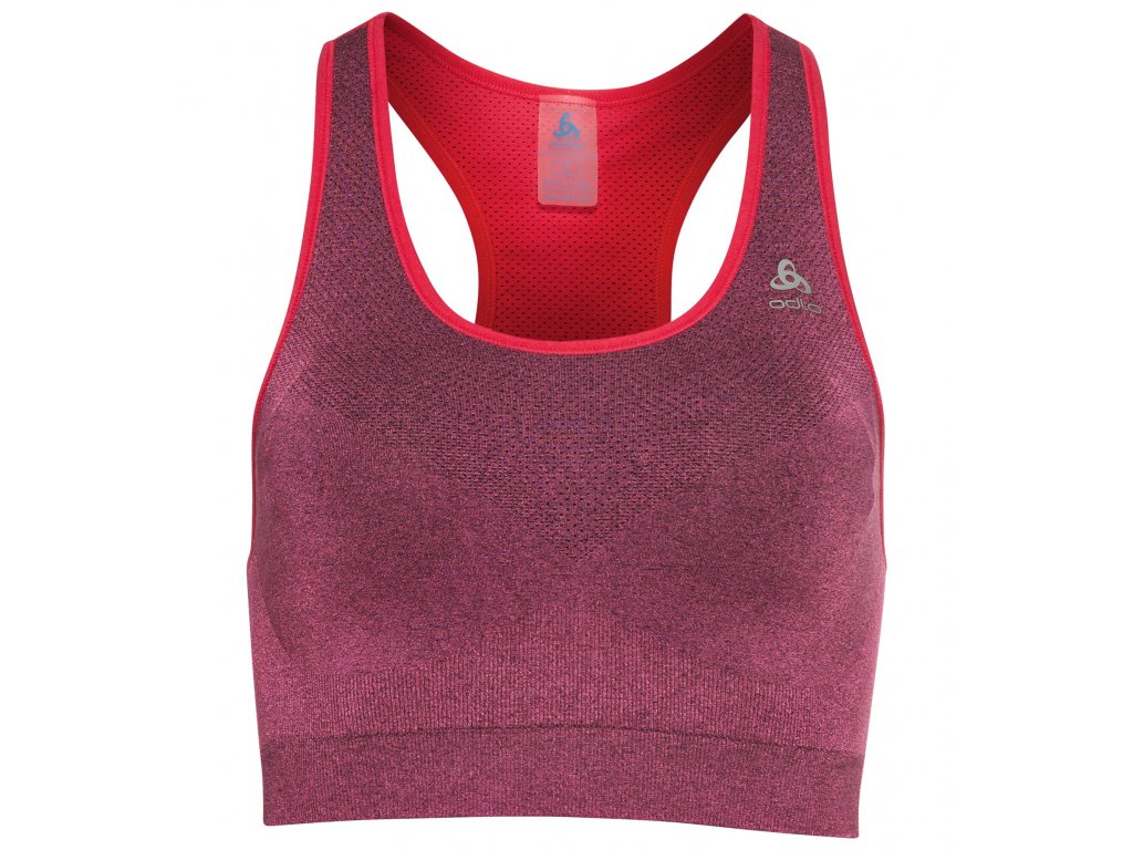 Sportovní podprsenka SEAMLESS MEDIUM CERAMICOOL paradise pink melange -  SportecShop