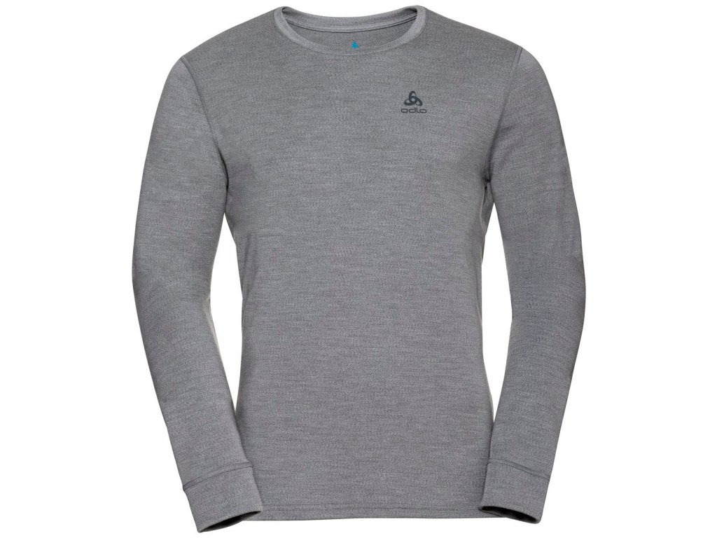 Funkční spodní tričko s dlouhým rukávem MERINO 260 grey melange  SportecShop