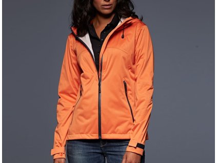 Dámská 3-vrstvá softshellová bunda  JN 1097 (Velikost S, Barva black/red)