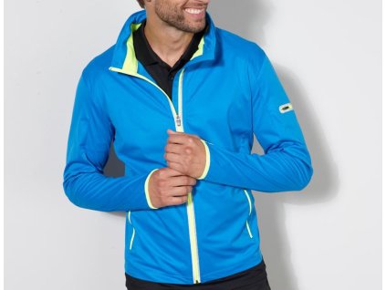 Pánská 3-vrstvá sportovní softshellová bunda  JN 1126 (Velikost S, Barva titan/black)