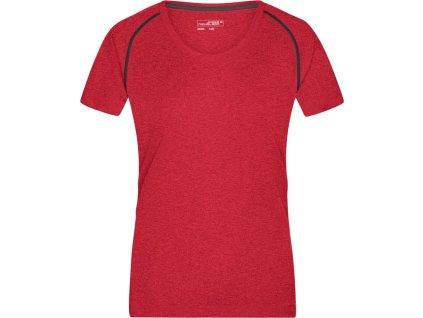 Dámské funkční tričko  JN 495 (Velikost XS, Barva red/black)
