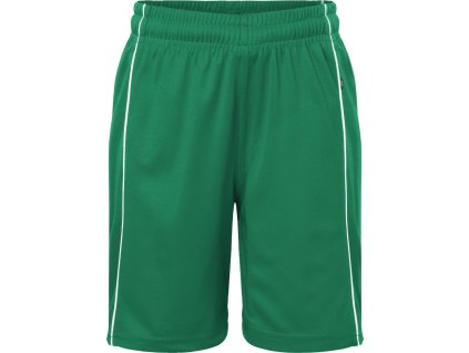 Dětské týmové kraťasy "Basic"  JN 387K (Velikost XS, Barva green/white)