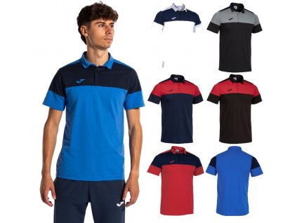 Bavlněná polokošile triko JOMA Crew V 103297