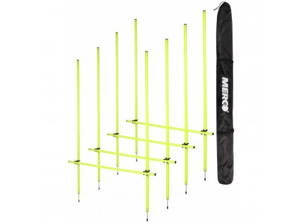 273051 sada agility prekazek kit outdoor 1 0 slalomove tyce s bodcem neon