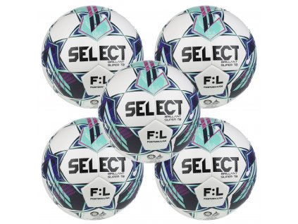 Fotbalový míč Select Fortuna Brillant Super oficiální míč české ligy 2023 24 sada 5 kusů sleva