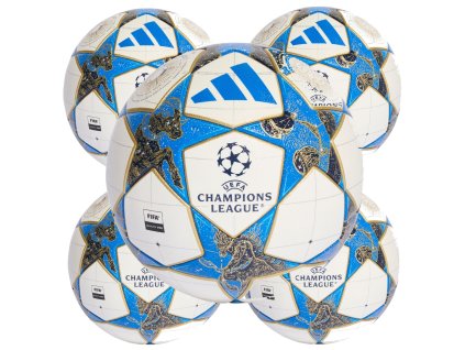 Adidas fotbalový míč UCL Competition Liga mistru UEFA 2025 26 SADA 5 kusů za zvýhodněnou cenu