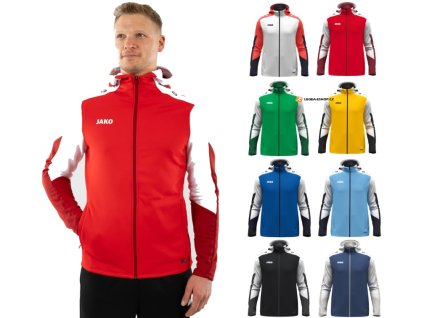 Mikina bunda s kapucí JAKO Dynamic s dlouhým zipem