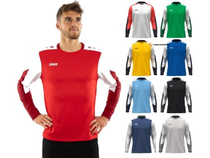 Mikina JAKO Dynamic 8870 logo klasická mikina oblékání přes hlavu bez zipu