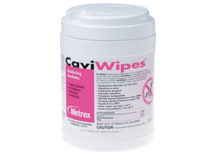 Dezinfekční ubrousky CaviWipes, 15,2 cm x 17,1 cm, 160 ks