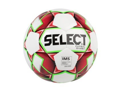 Futsalový míč Select FB Futsal Samba  (Barva bílá/červená, Vel. míče 4)
