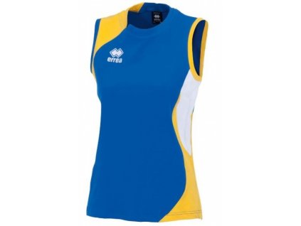 Volejbalový dámský dres ERREA BETIM (Barva modrá/žlutá, Velikost XL)