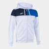 Mikina s kapucí JOMA Crew V (Barva bílá, Velikost XS)