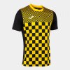 Sportovní tričko Joma Flag III (Barva černá/žlutá, Velikost XS)