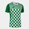 Sportovní tričko Joma Flag III (Barva zelená/bílá, Velikost XS)