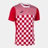 Sportovní tričko Joma Flag III (Barva červená/bílá, Velikost XS)
