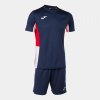Sportovní dres a trenky Joma Danubio II (Barva tm.modrá/červená/bílá, Velikost XS)