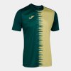 Sportovní tričko Joma City II (Barva zelená/žlutá, Velikost XS)