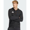 Mikina s kapucí Adidas Entrada 26 dlouhý zip černá