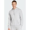 Mikina s kapucí Adidas Entrada 26 bez zipu šedá světlá