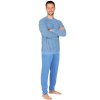 Pánské froté pyžamo, modrá