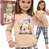 CORNETTE divci pyzamo bavlna 594 187 BEARS medvidek bezova 86 92