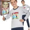 CORNETTE pizama chlopieca 268 148 MY GAME 2 paski