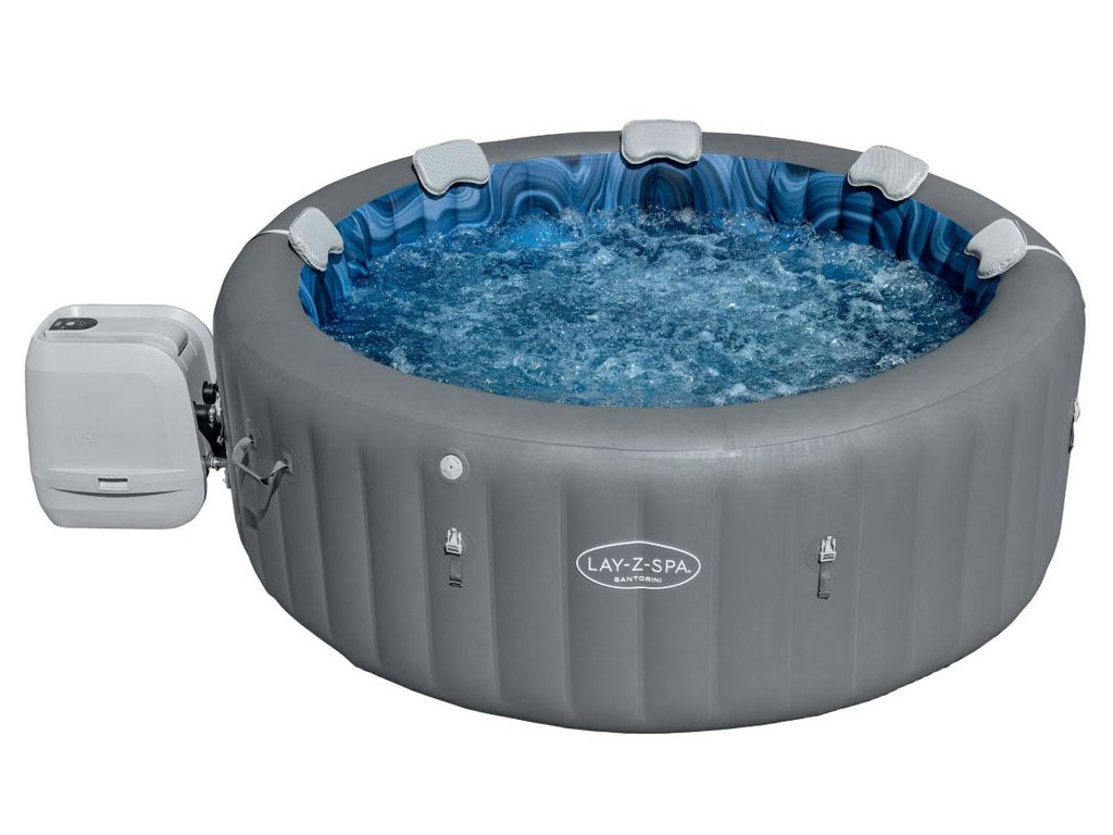 BESTWAY LayZSpa Santorini Hydro Jet Pro felfújható jakuzzi 216 x 80