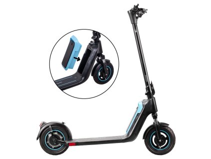 Elektromos roller kivehető akkumulátorral W-TEC SwapCharge 500W 10", alumínium ötvözet váz, 25 km/h,  38 km hatótáv, tárcsafék, állvány (Szín fehér)