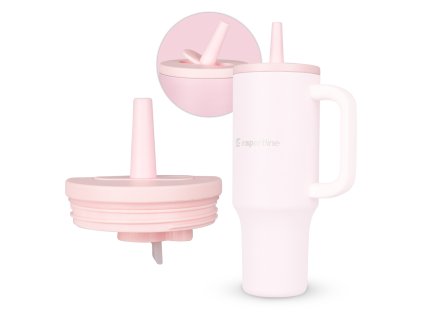 Pótfedél inSPORTline Cocoanna 1200ml termoszhoz, biztonsági zár, egészségre ártalmatlan anyag (Szín rózsaszín)