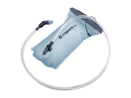 Hidratáló tasak inSPORTline Hydrigo 10 - 1 liter, rugalmas, erős és tartós anyag, szilikon fúvóka, rögzítőzsinór, 3 szájrész