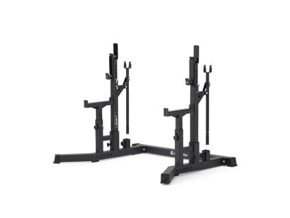Erősítő bench press állvány inSPORTline X-NT CR20 IPF Combo Rack, biztonsági karok, tartós acélszerkezet, gumírozott lábak, praktikus emelők
