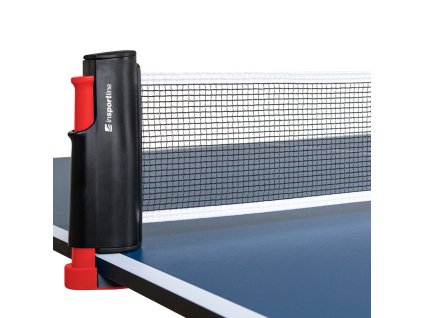 Univerzális pingpong háló inSPORTline Lebrunn, fekete, nejlon, műanyag szerkezet, könnyen meghosszabbítható