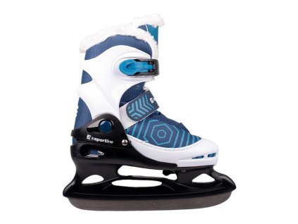 Gyermek jégkorcsolya inSPORTline Izaky Pro, AdjusTouch, Thermo Fit, Comfort Fit, MicroLock biztonsági csat, Safety Ankle System (Méret XS (25-29))