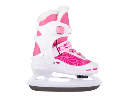 Gyermek jégkorcsolya inSPORTline Izabely Pro, AdjusTouch, Thermo Fit, Comfort Fit, MicroLock biztonsági csat, Safety Ankle System (Méret XS (25-29))