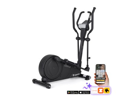 Ellipszis tréner inSPORTline Atlanta (Szín fekete)