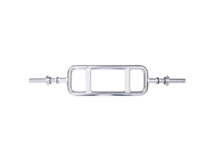 Tricepsz rúd szorítókkal inSPORTline Tridabar 88,5cm/30mm, krómozott acél, csúszásmentes fogantyú