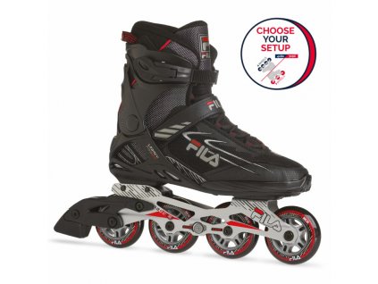 Fila Legacy Pro 80 görkorcsolya Fekete/Piros (Méret 45)
