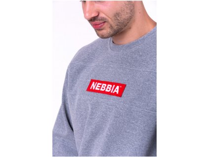 Férfi melegítőfelső Nebbia Red Label 148 (Méret XL, Szín szürke)