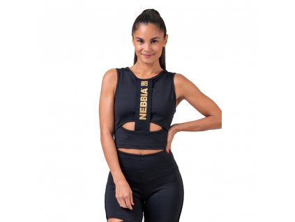 Női top Nebbia Honey Bunny 822 (Méret XS, Szín fekete)