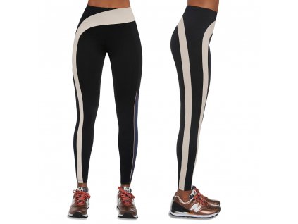 Női leggings BAS BLACK Flow (Méret S, Szín fekete/krém)