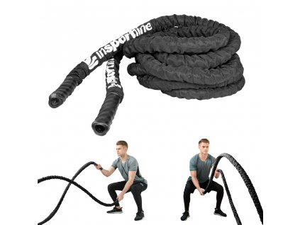 Fitness kötél inSPORTline WaveRope 3,8cm x 9m