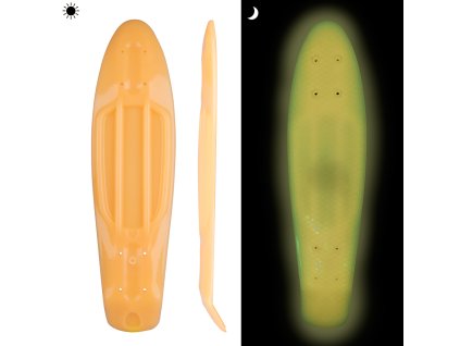Világító műanyag pótdeszka WORKER Solosy 22.5*6" (Szín sárga)