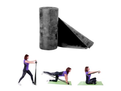 Gumis expander inSPORTline Morpo Roll 5,5 m X-Heavy