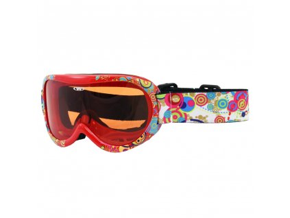 Gyermek síszemüveg WORKER Miller grafikás (Szín Z12-RED-piros graf.)